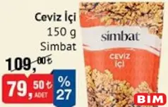 SİMBAT CEVİZ İÇİ 150 GR